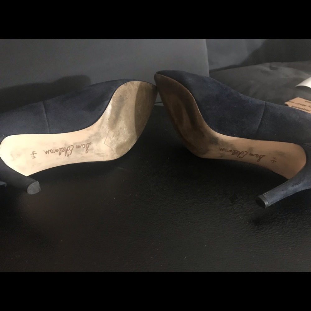 Sam Edelman 41/2 Tonia Pump In Navy Blue. - Picture 5 of 7